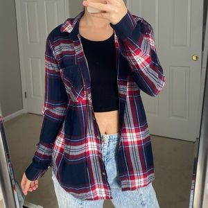 Comfy Red and Blue Flannel